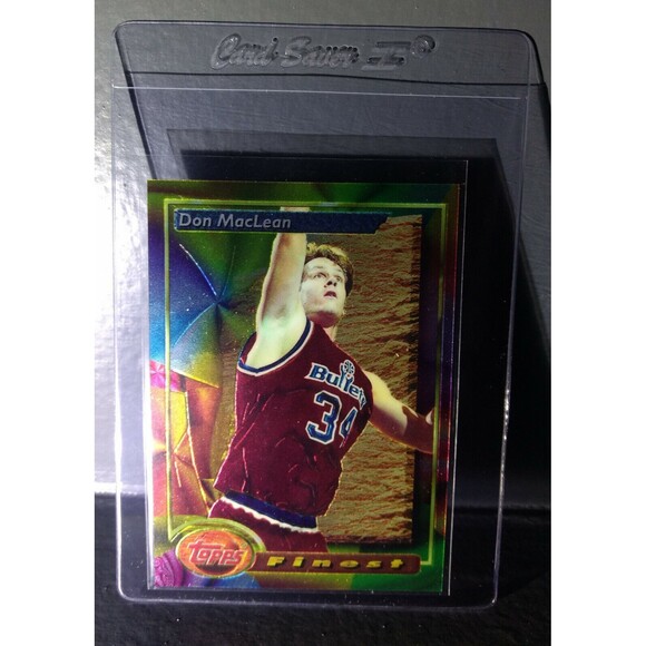 1993-94 Topps Finest Don MacLean #10 Basketball Card - Picture 1 of 2